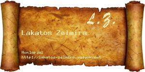 Lakatos Zelmira névjegykártya